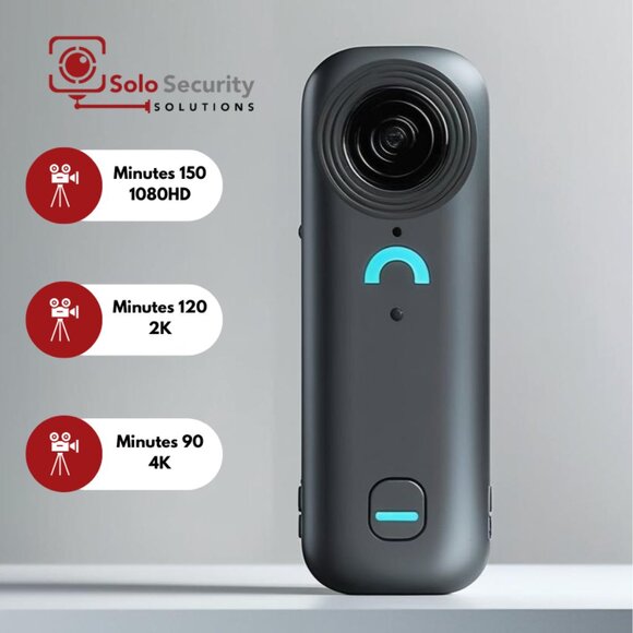 SoloBeSafe 4K Mini Action Camera – Waterproof Sports Cam with WiFi, Night Vision - Picture 2 of 5